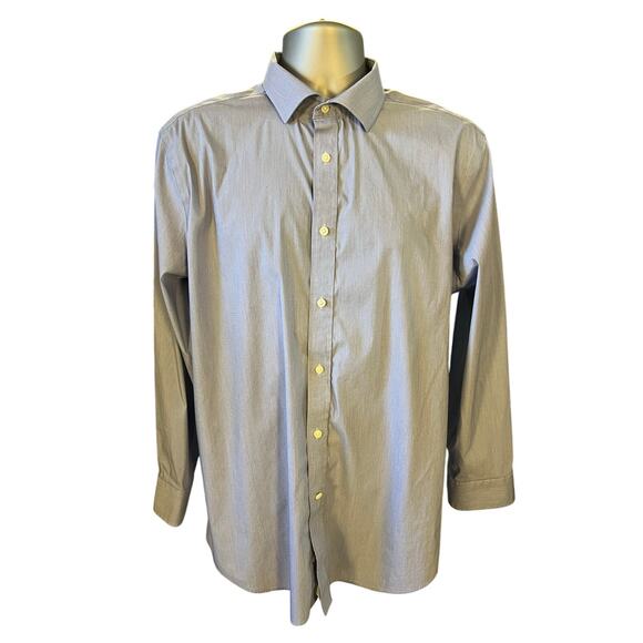 Ralph Lauren Blue Slim Fit Performance Stretch Blue Button Down Size Xl - Picture 1 of 8